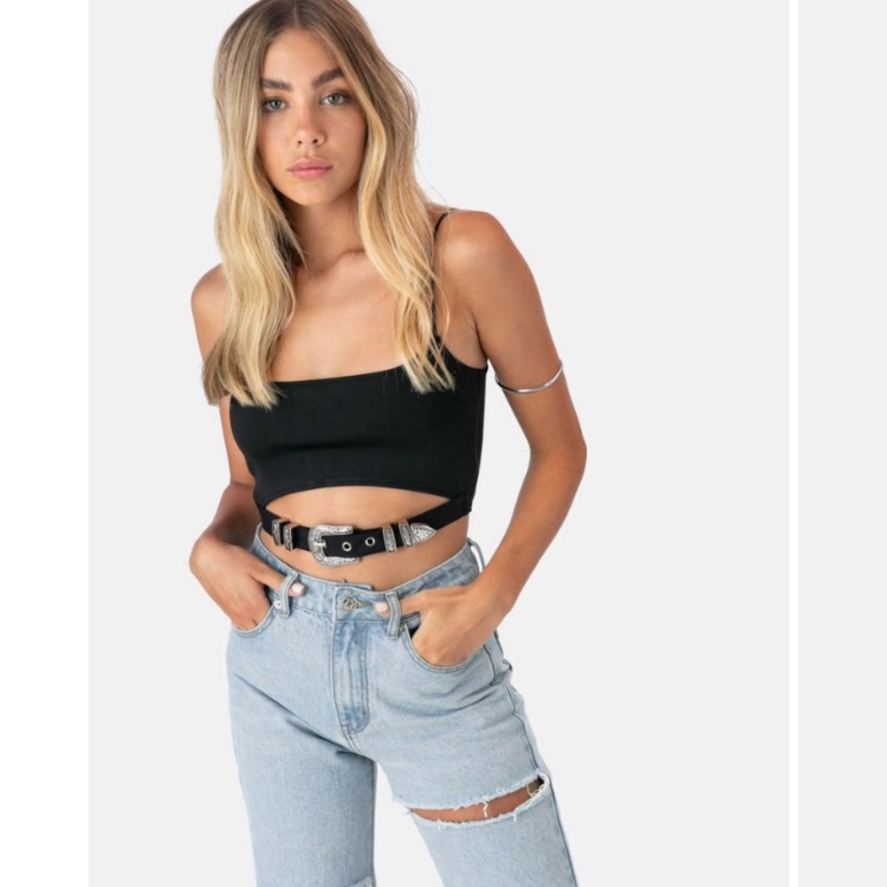 Tank top w/ belt